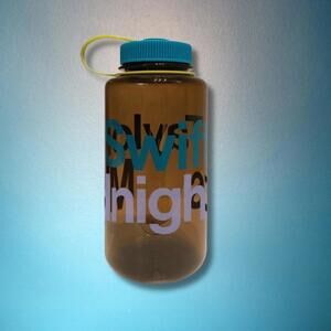 Taylor Swift Midnights Brown Water Bottle